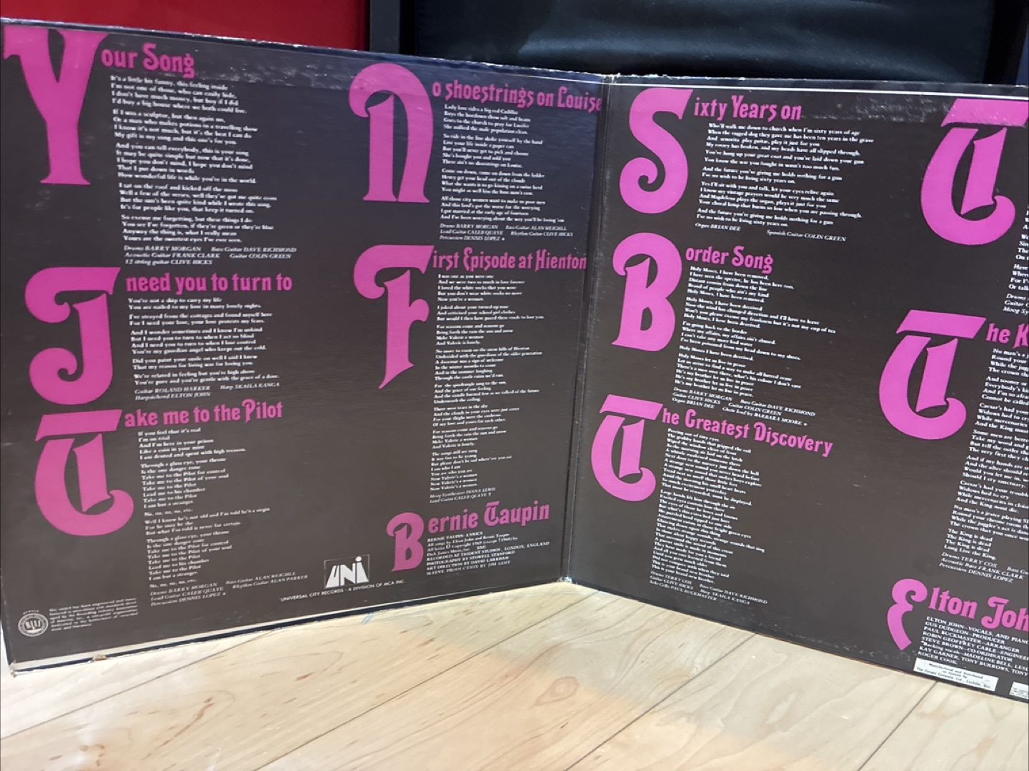 Elton John "Your Song" Vinyl Record - photo 3