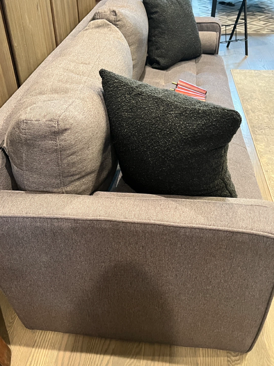 DRASTIC PRICE DROP!! LS Lifestyle Solutions Gray Sofa - photo 2