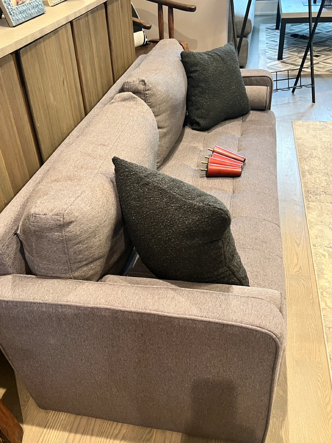 DRASTIC PRICE DROP!! LS Lifestyle Solutions Gray Sofa