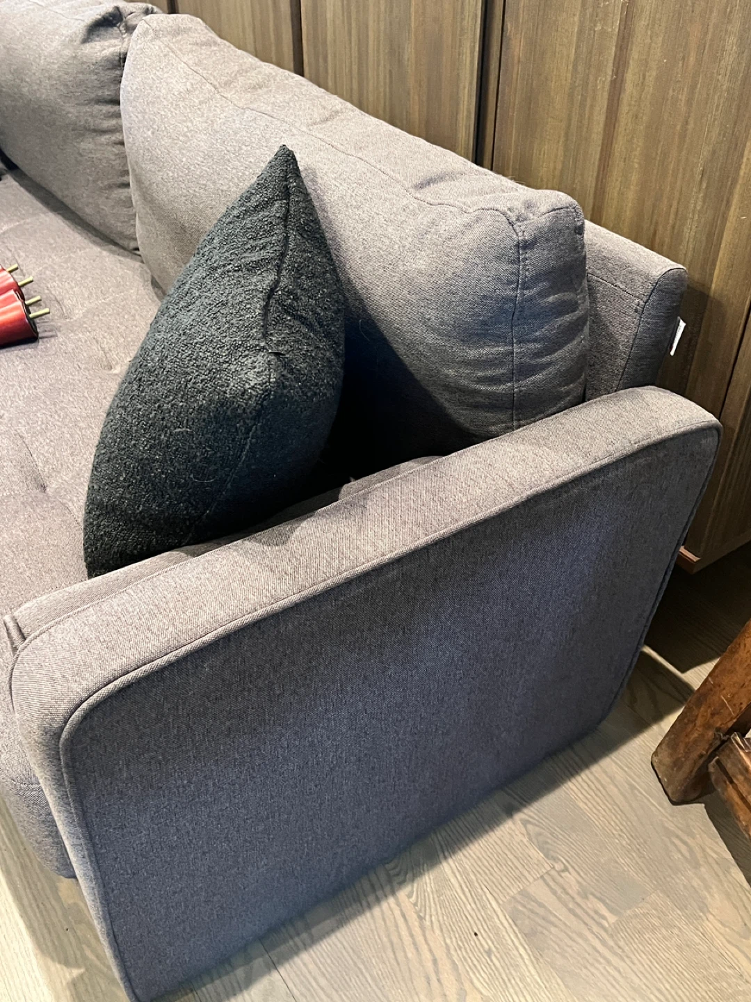 DRASTIC PRICE DROP!! LS Lifestyle Solutions Gray Sofa - photo 3