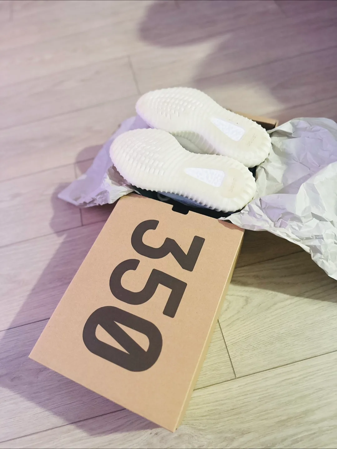 Adidas Yeezy Boost 350 V2 Bone White Size 6 US image indicator(6)