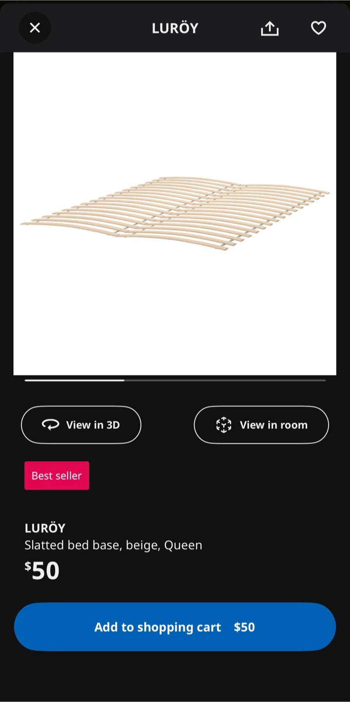 [Moving Sale] IKEA Queen Bed frame - photo 2