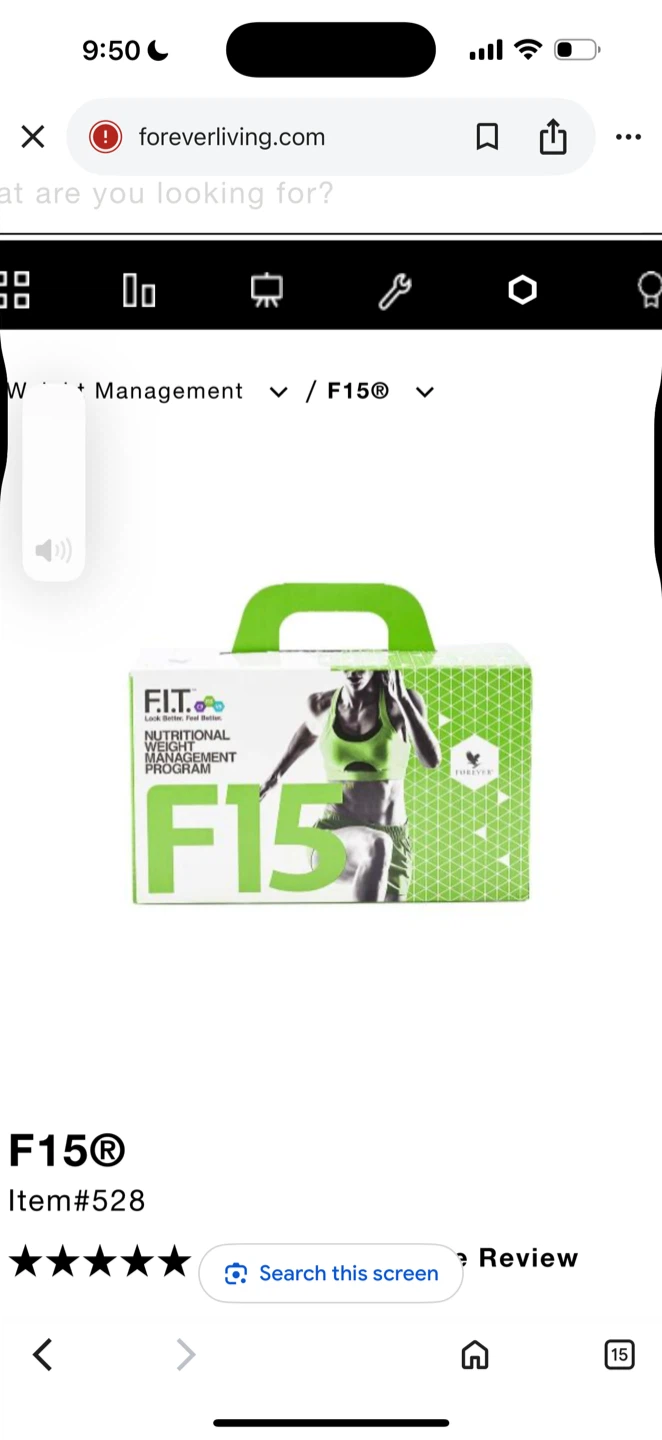 Forever Living F15 Nutritional Weight Management Program