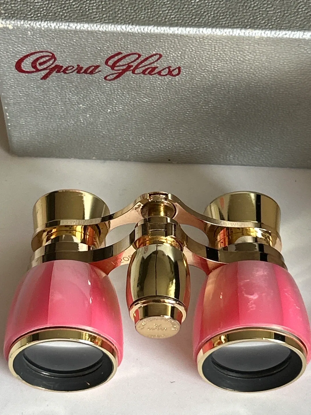 Opera Glass Binoculars - Pink & Gold image indicator(2)