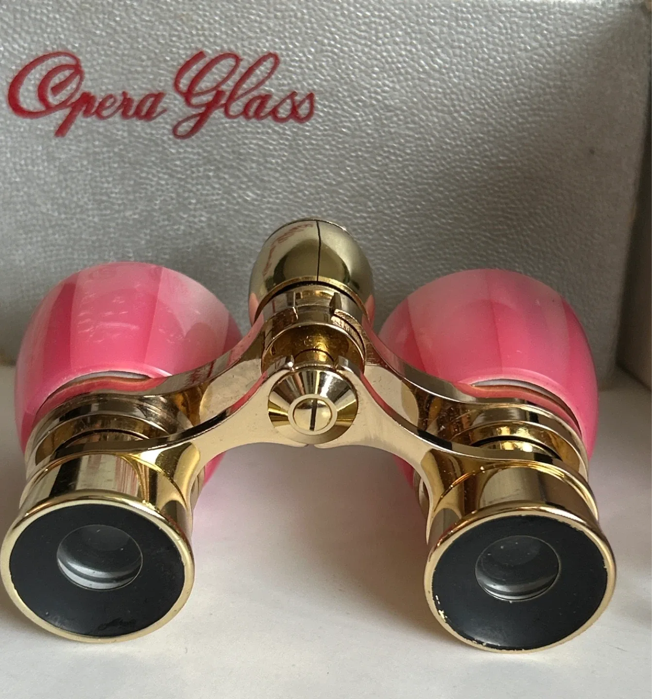 Opera Glass Binoculars - Pink & Gold image indicator(4)