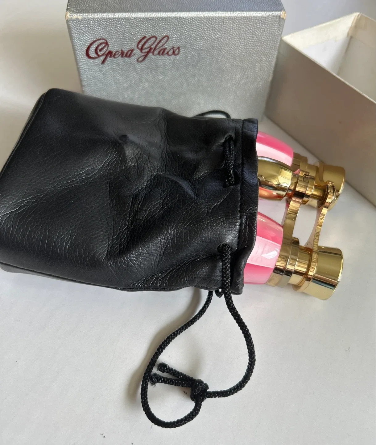 Opera Glass Binoculars - Pink & Gold image indicator(7)