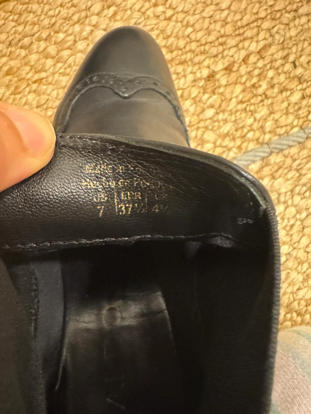 Aldo Black Leather Chelsea Boots Size 7 - photo 2