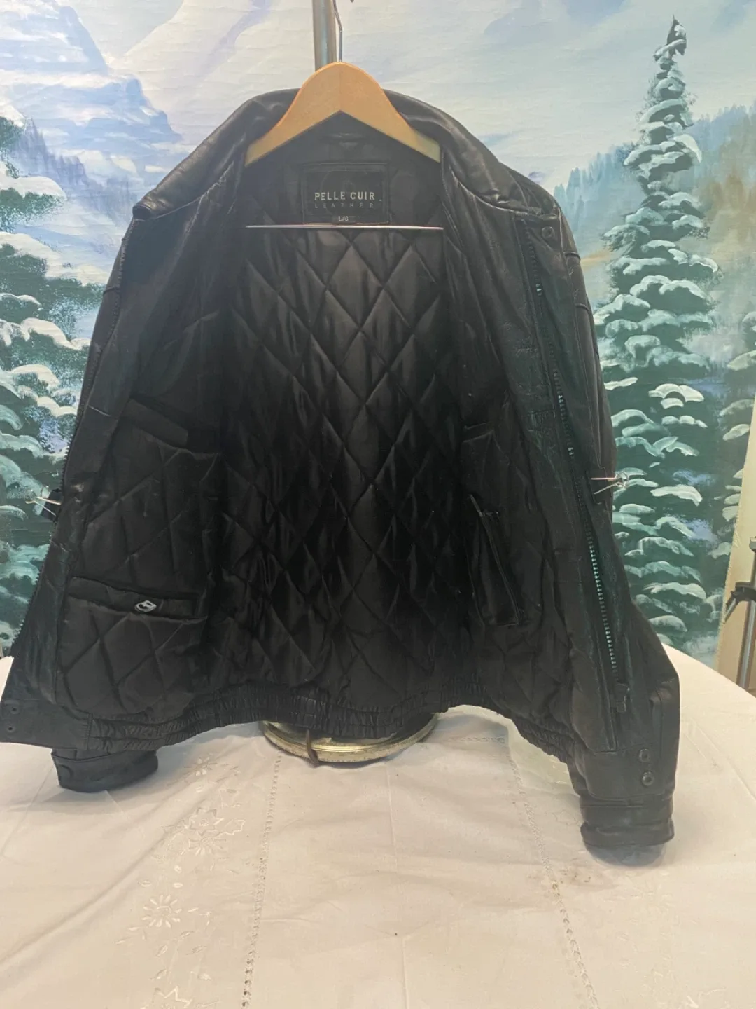 Pelle Cuir Leather Jacket - Size L/G image indicator(3)