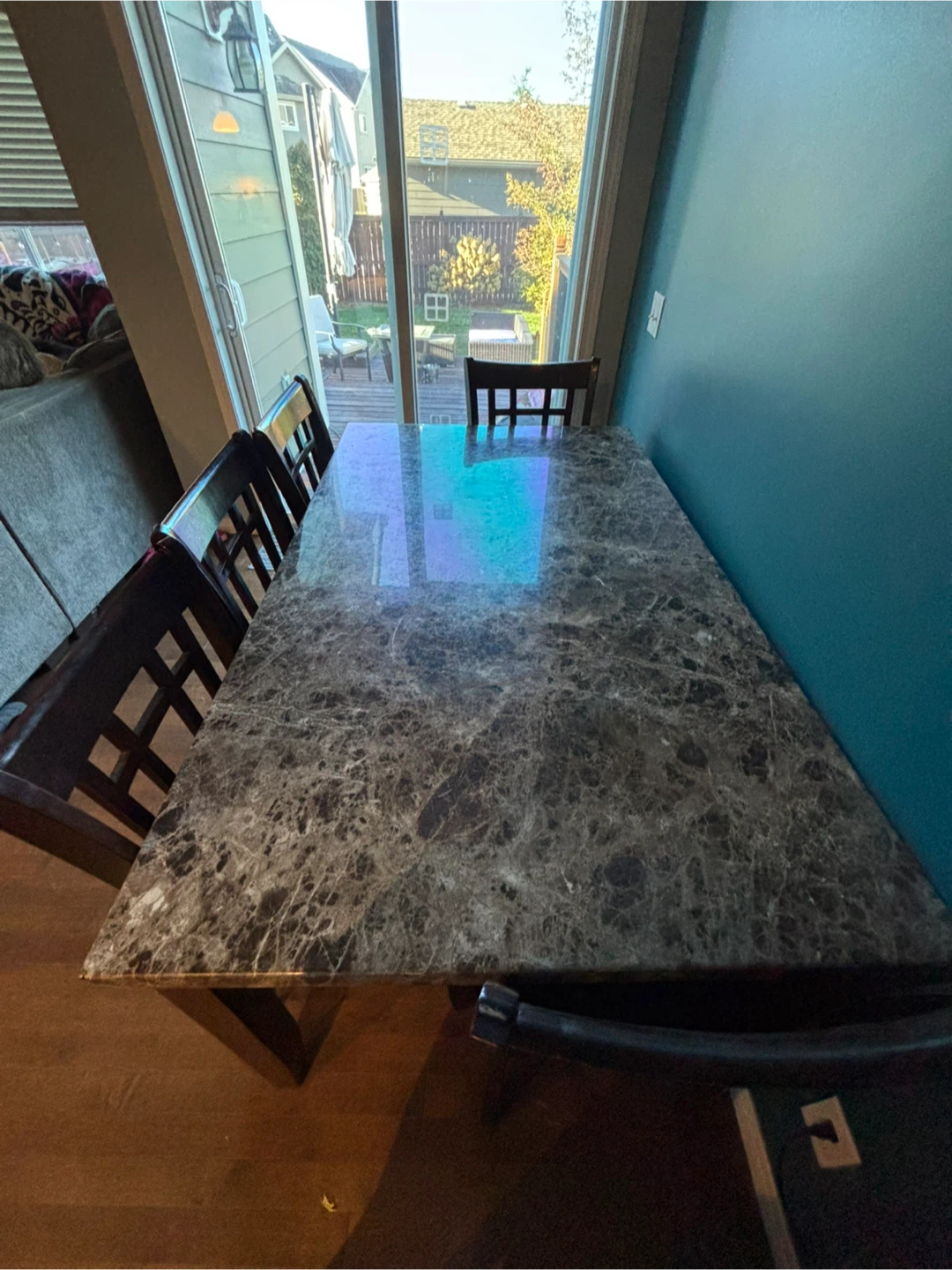 Dining Table with 5 Chairs - photo 5
