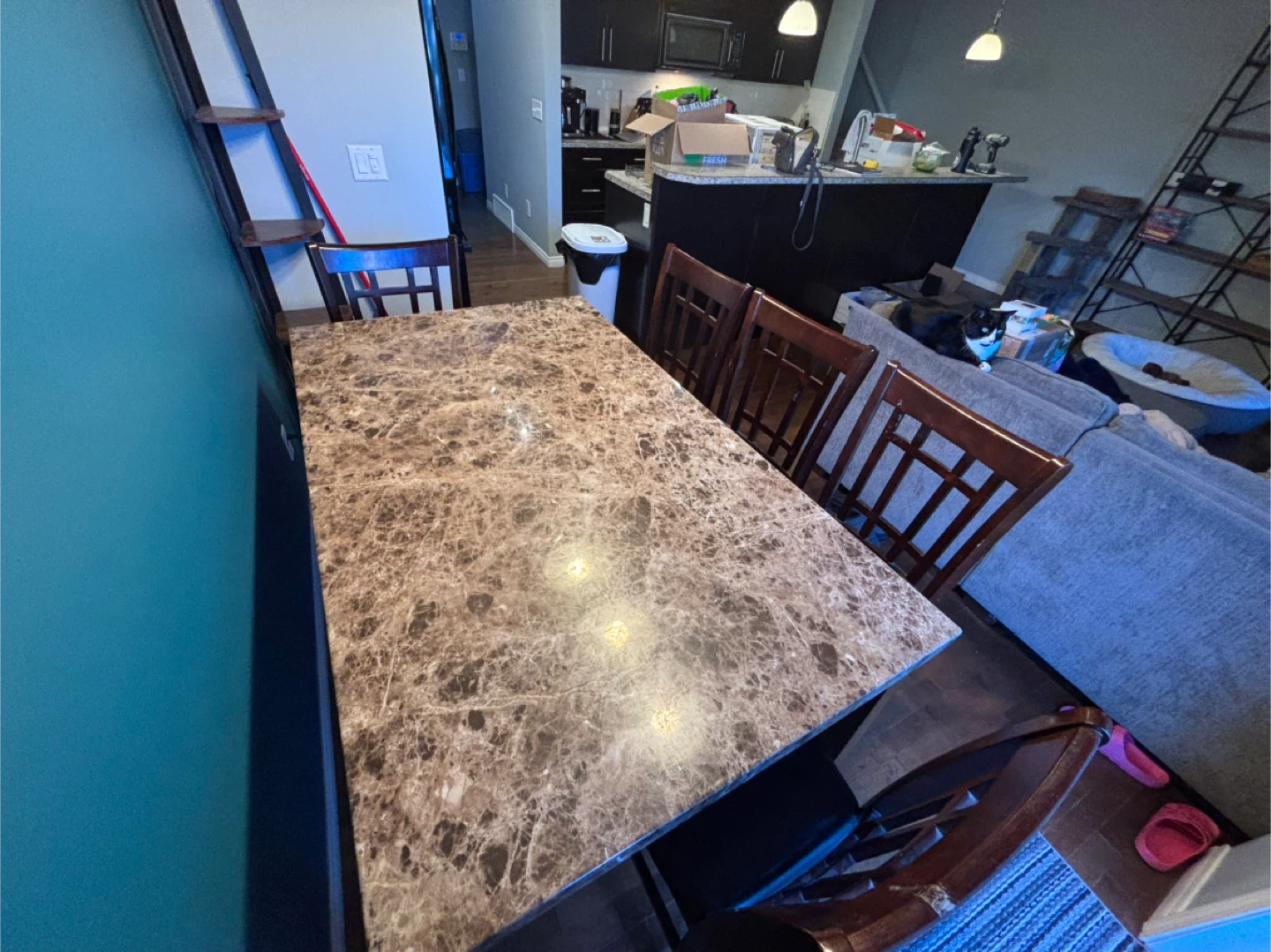 Dining Table with 5 Chairs - photo 4