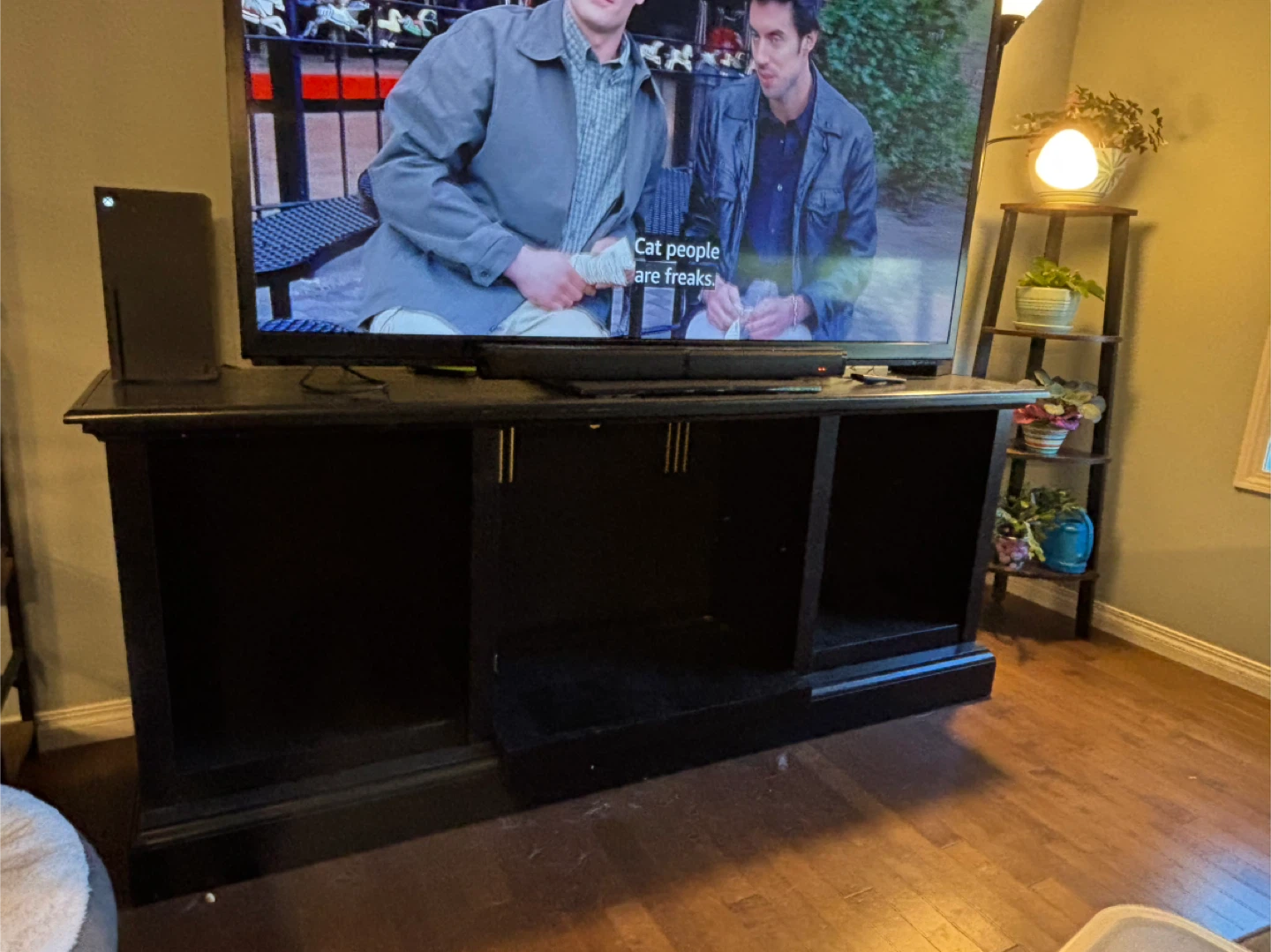 Black TV Stand