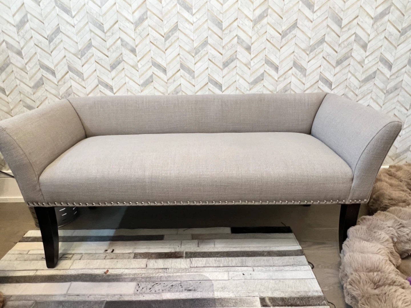 Upholstered Settee Bench