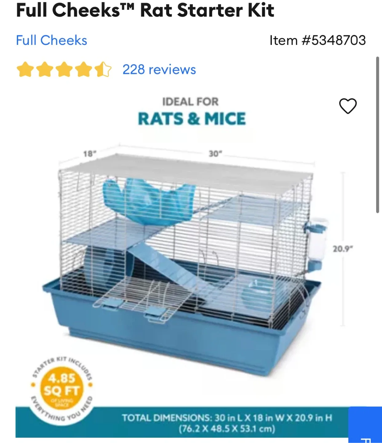 Small animal cage and accessories image indicator(6)