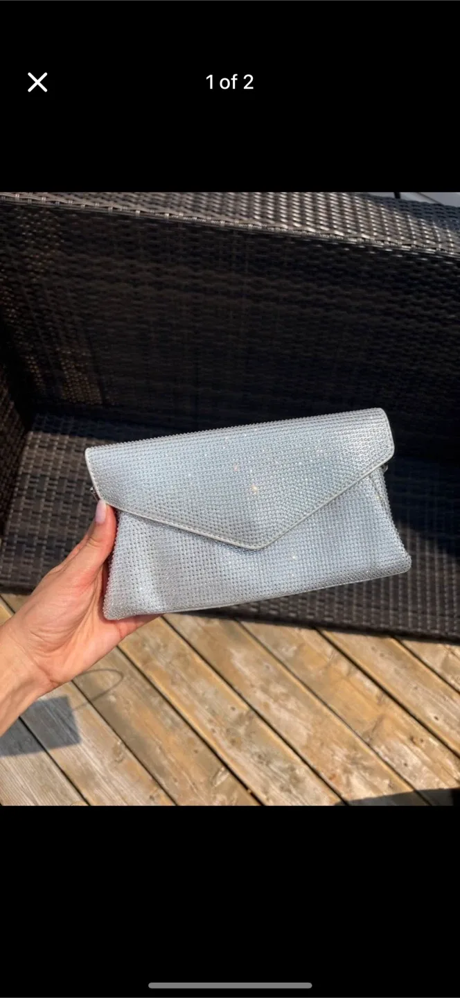 Silver Evening Clutch thumbnail