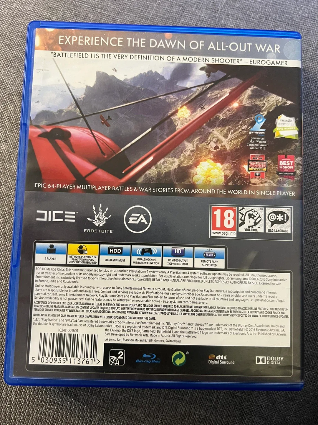 Battlefield 1 for PS4 image indicator(2)