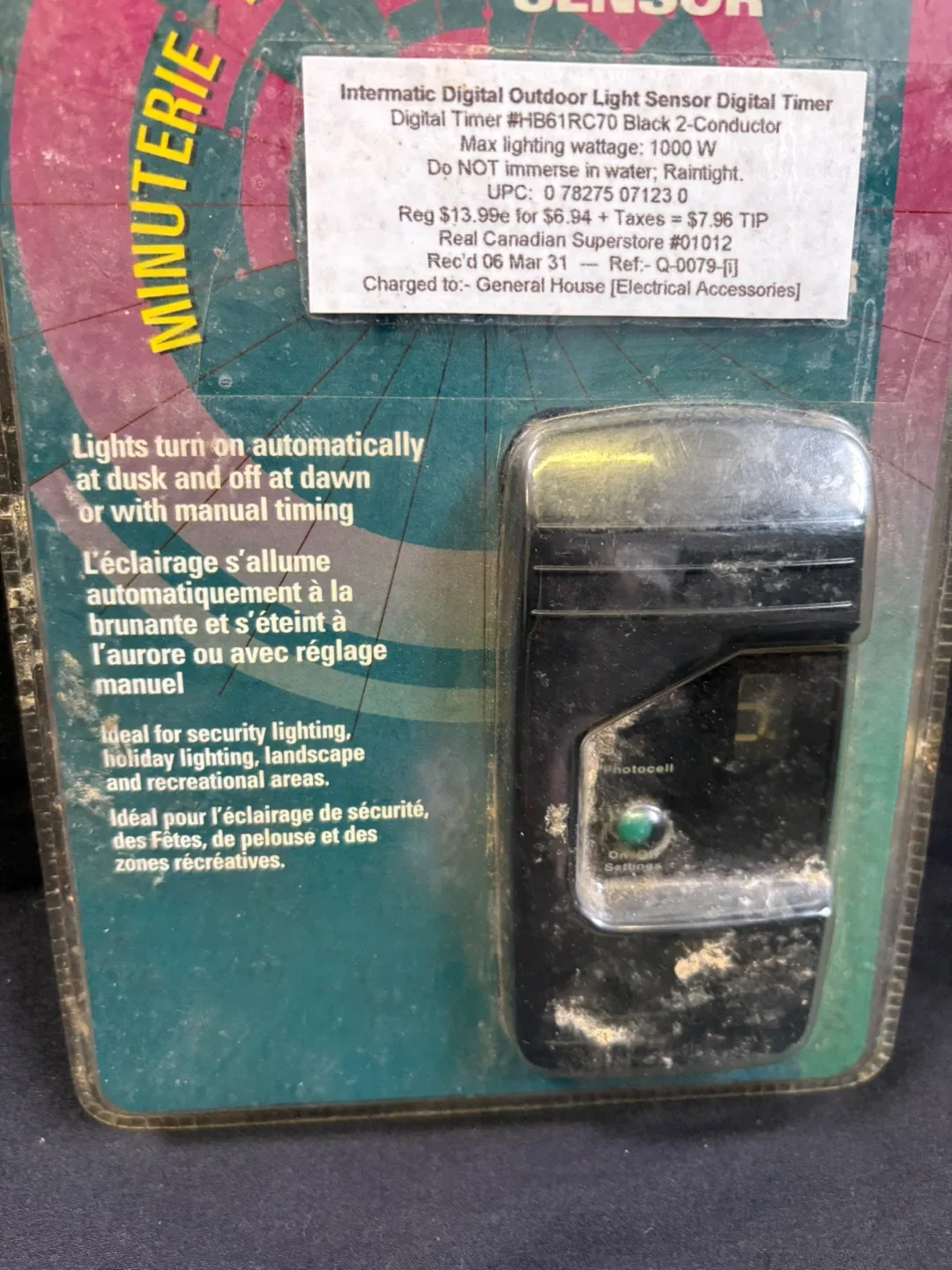 Intermatic Digital Outdoor Light Sensor Timer image indicator(3)