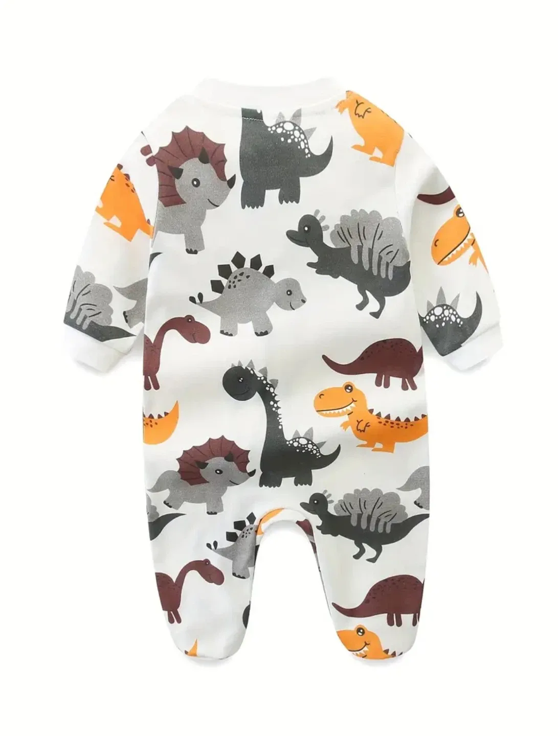 Romper/ Dinosaur Print Baby Onesie - Size 1-3M image indicator(2)