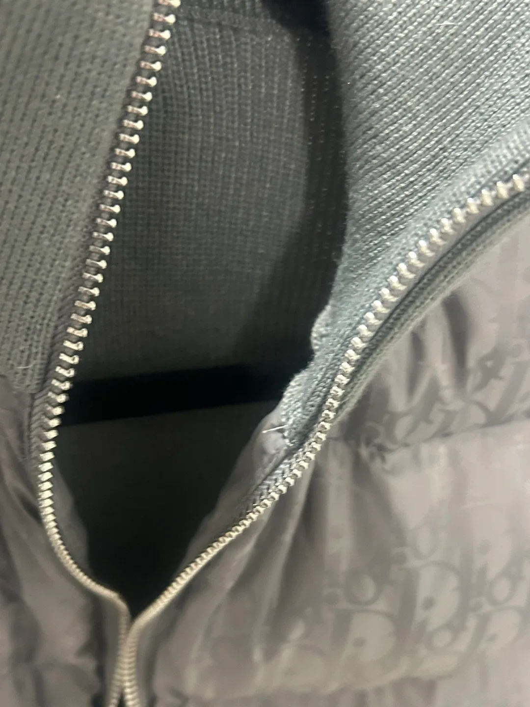 Dior Grey Puffer Jacket image indicator(5)
