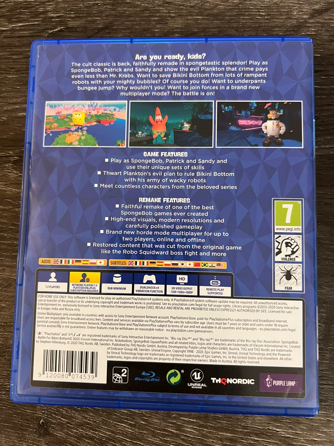 SpongeBob Battle for Bikini Bottom Rehydrated PS4 - photo 2