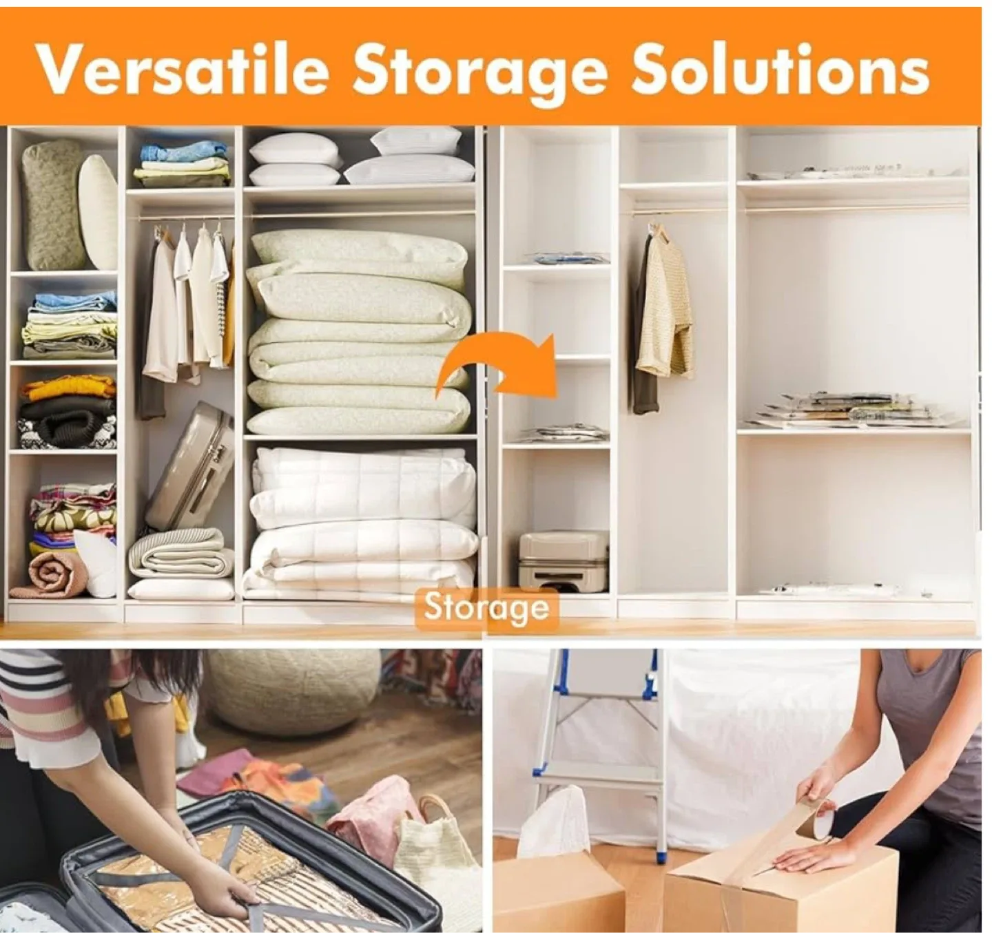 Jumbo Vacuum Storage Bags - 10 Pack image indicator(4)