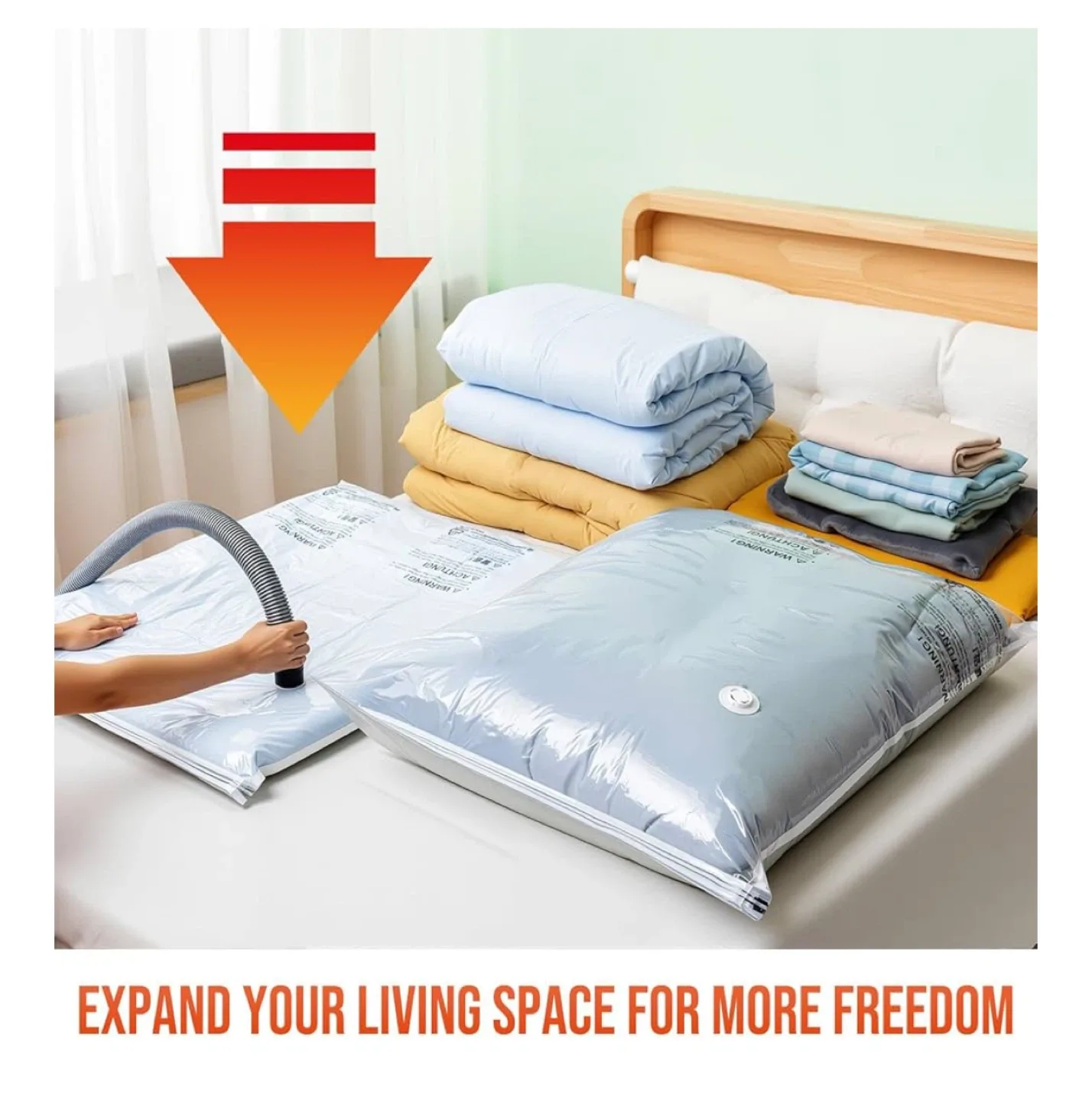 Jumbo Vacuum Storage Bags - 10 Pack image indicator(6)