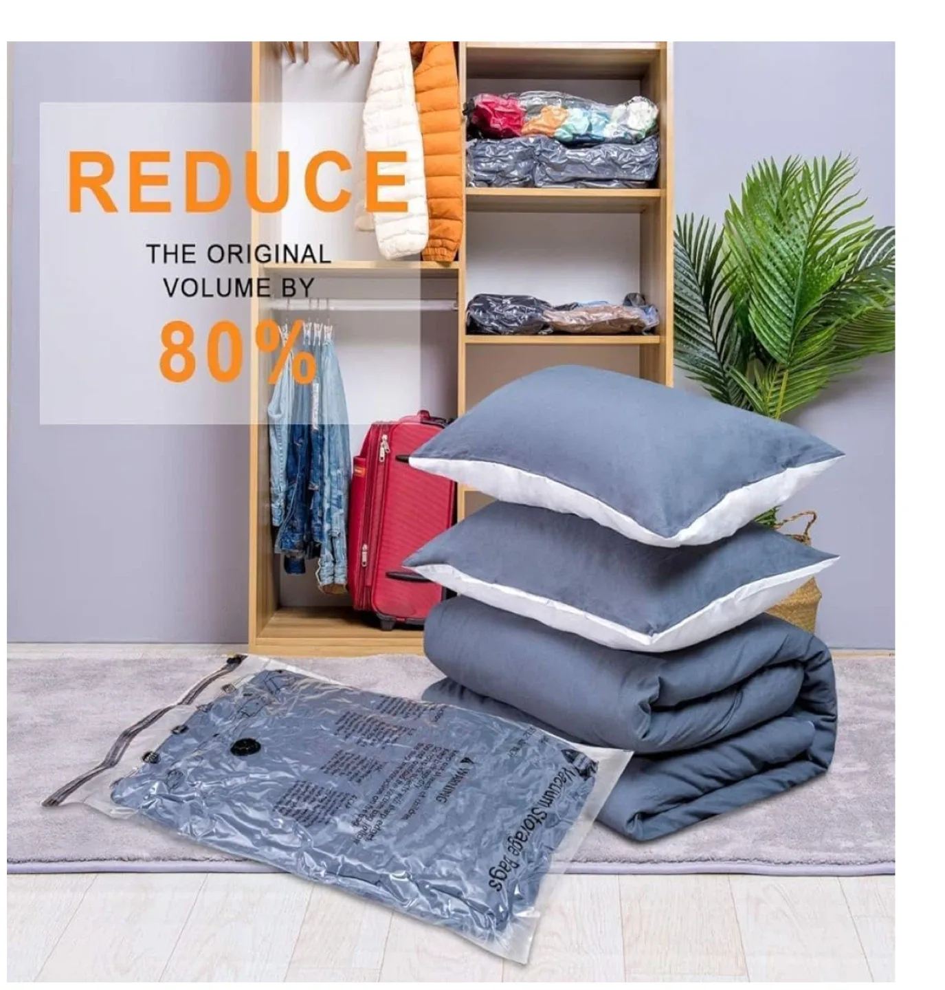 Jumbo Vacuum Storage Bags - 10 Pack image indicator(8)