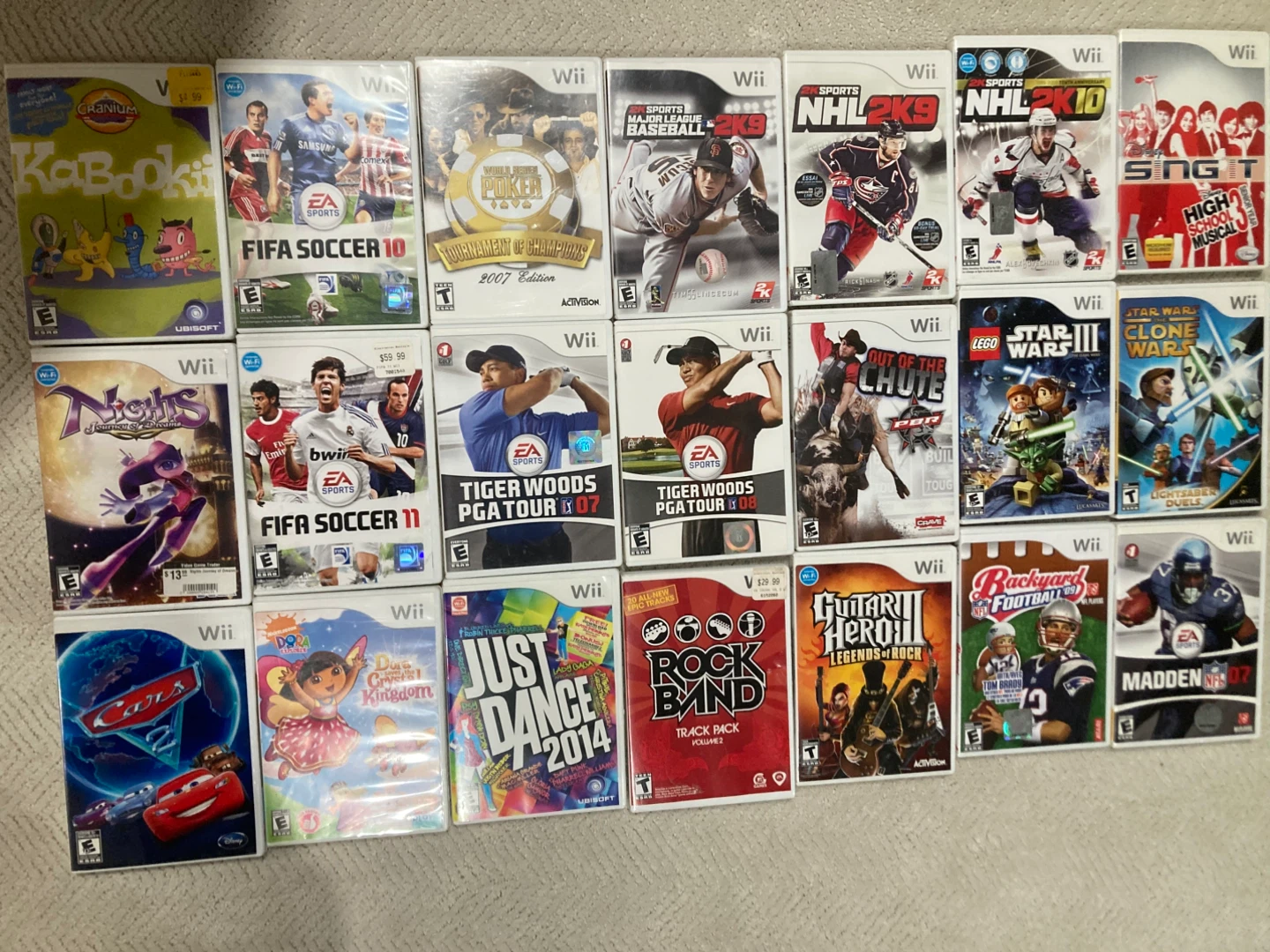 Nintendo Wii Console with Wii Fit & 21 Games - Mahogany SE - photo 5