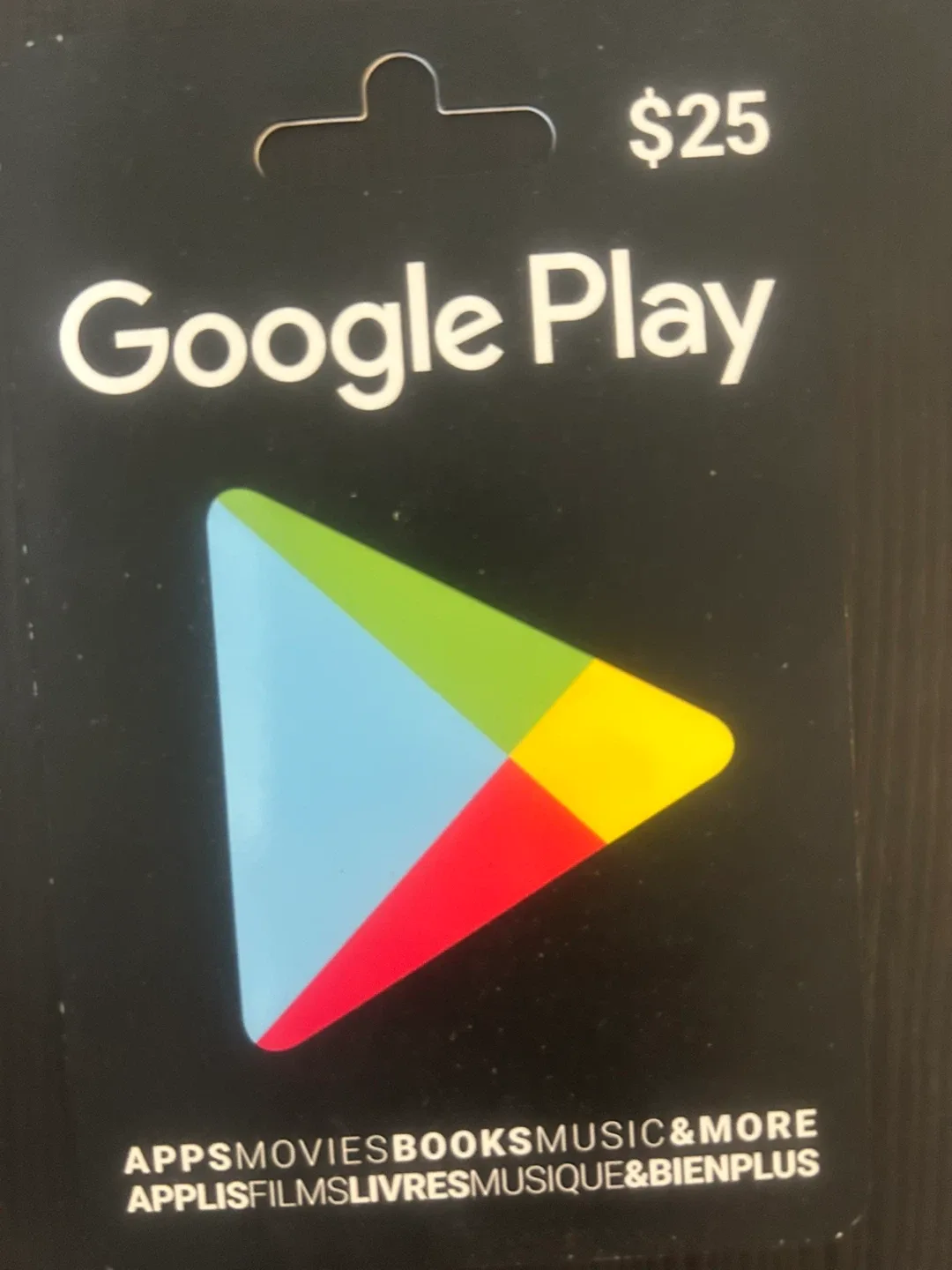 Google Play $25 Giftcard thumbnail