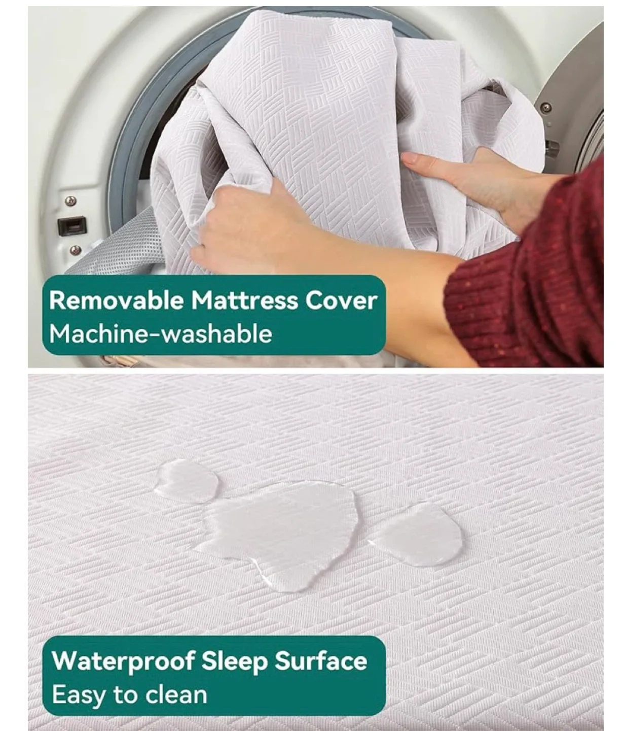 Dual Firmness Baby Crib Mattress - 52 x 27 inches image indicator(5)