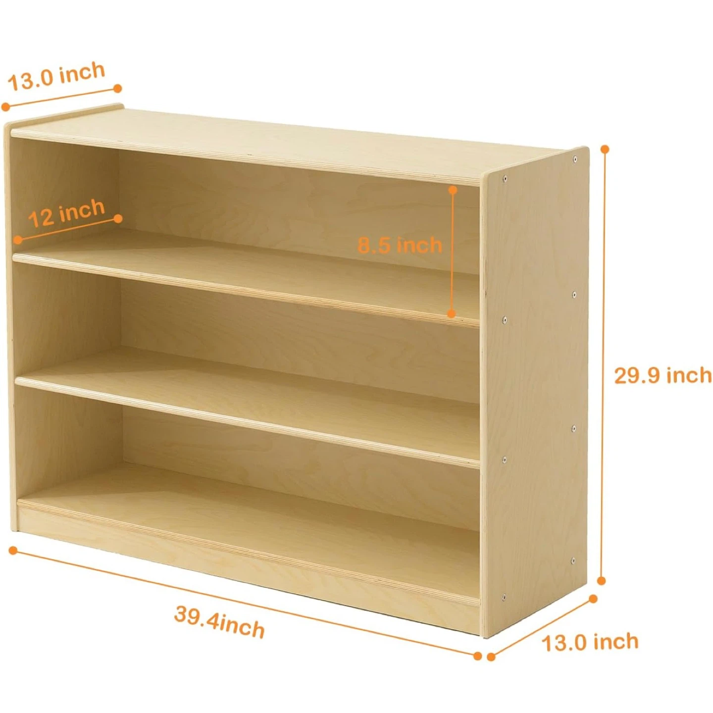 Kidi House 3-Tier Kids Bookshelf