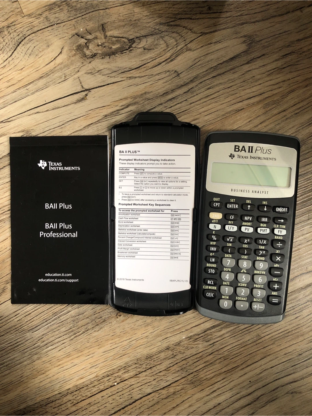 Texas Instruments BA II Plus Financial Calculator