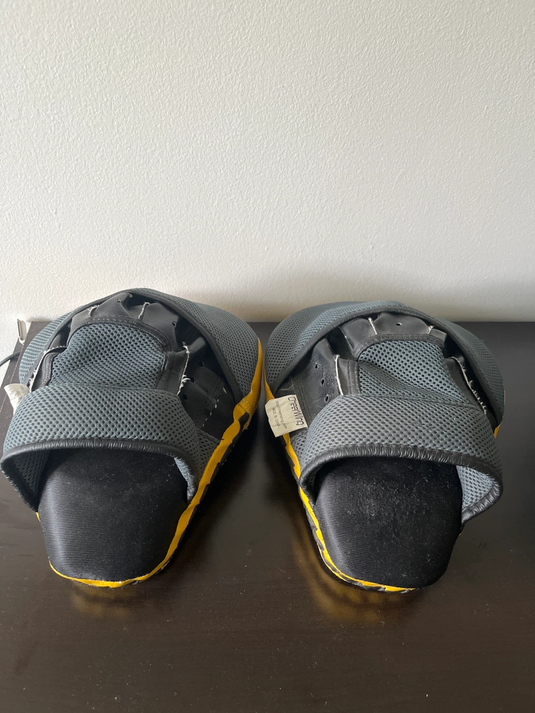 Pair of Focus Mitts - Black & Yellow