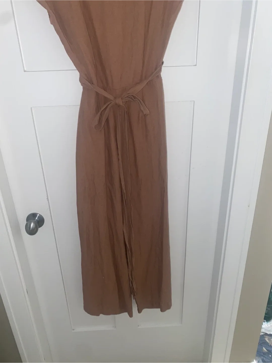 Wilfred aritzia Brown Jumpsuit - size small image indicator(8)