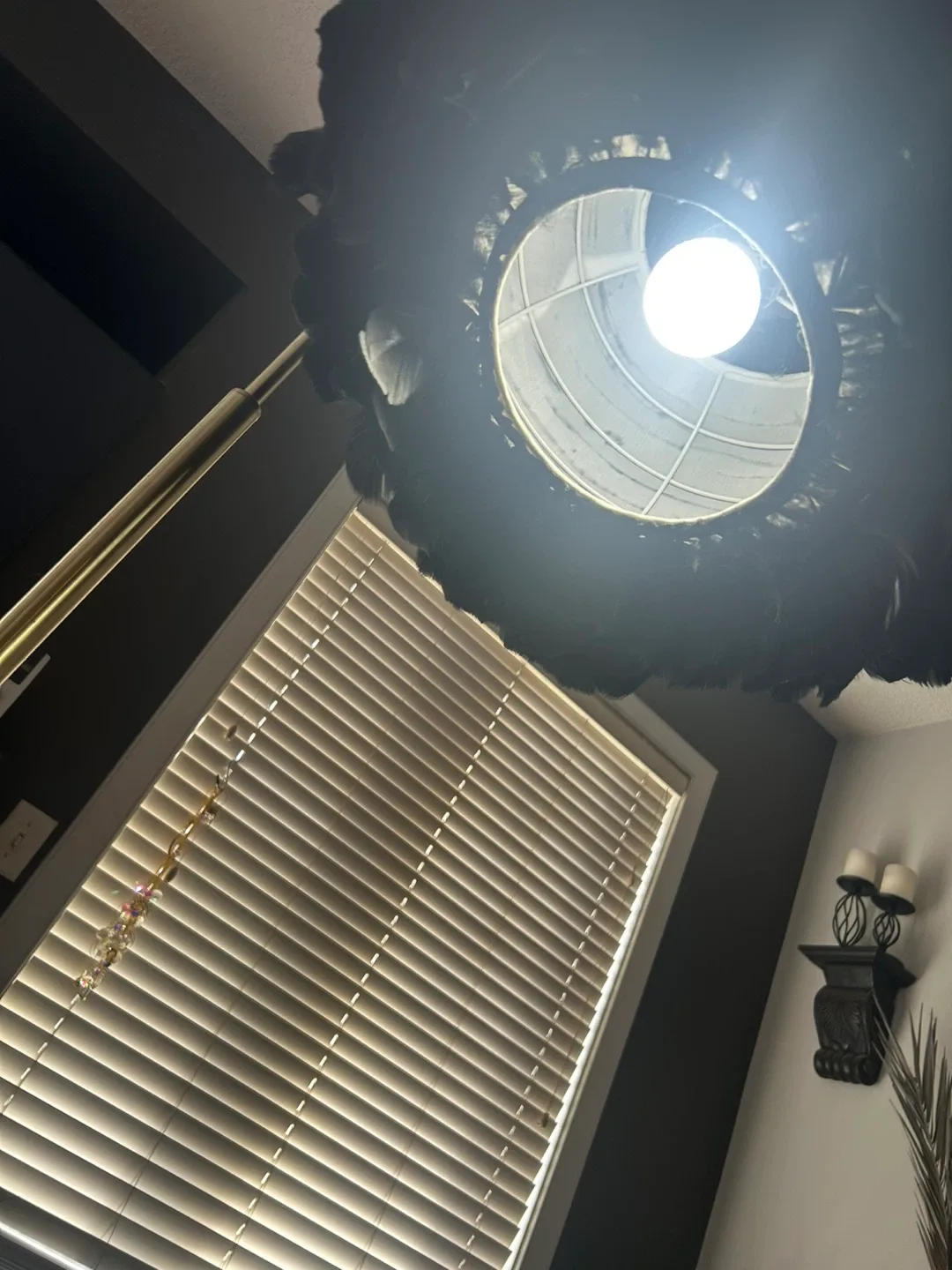 Rachel Zoe Feather Ball Floor Lamp - Black & Gold image indicator(4)