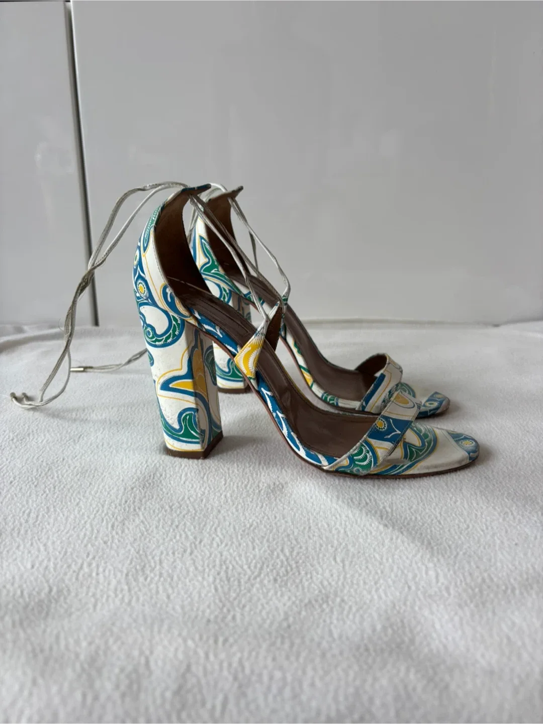 Aquazzura Tie-up ‘Lily’ Sandals
