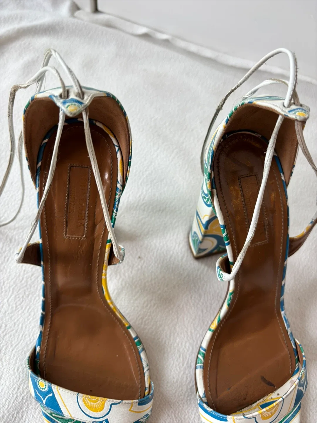 Aquazzura Tie-up ‘Lily’ Sandals image indicator(5)