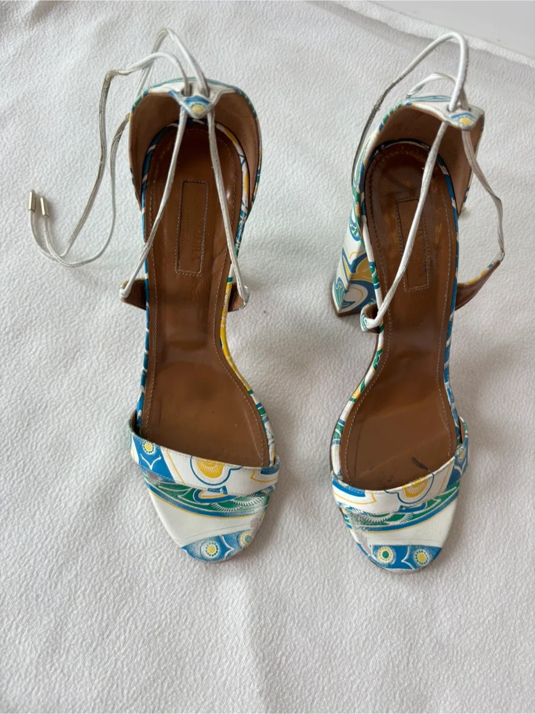 Aquazzura Tie-up ‘Lily’ Sandals image indicator(3)