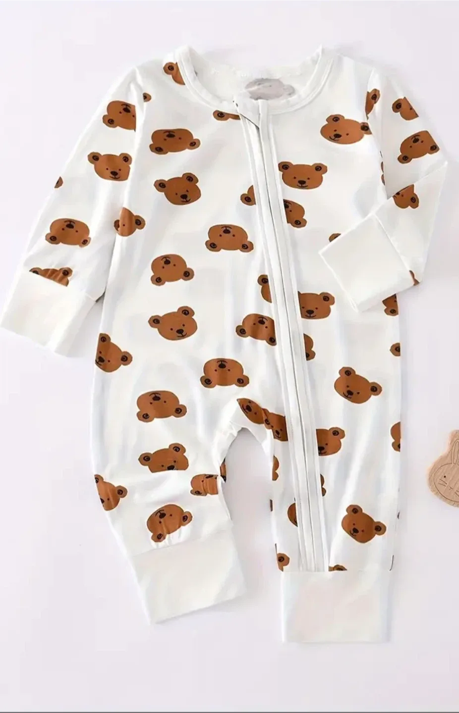 Romper/ Onesie - 1-3M - Bear Print thumbnail