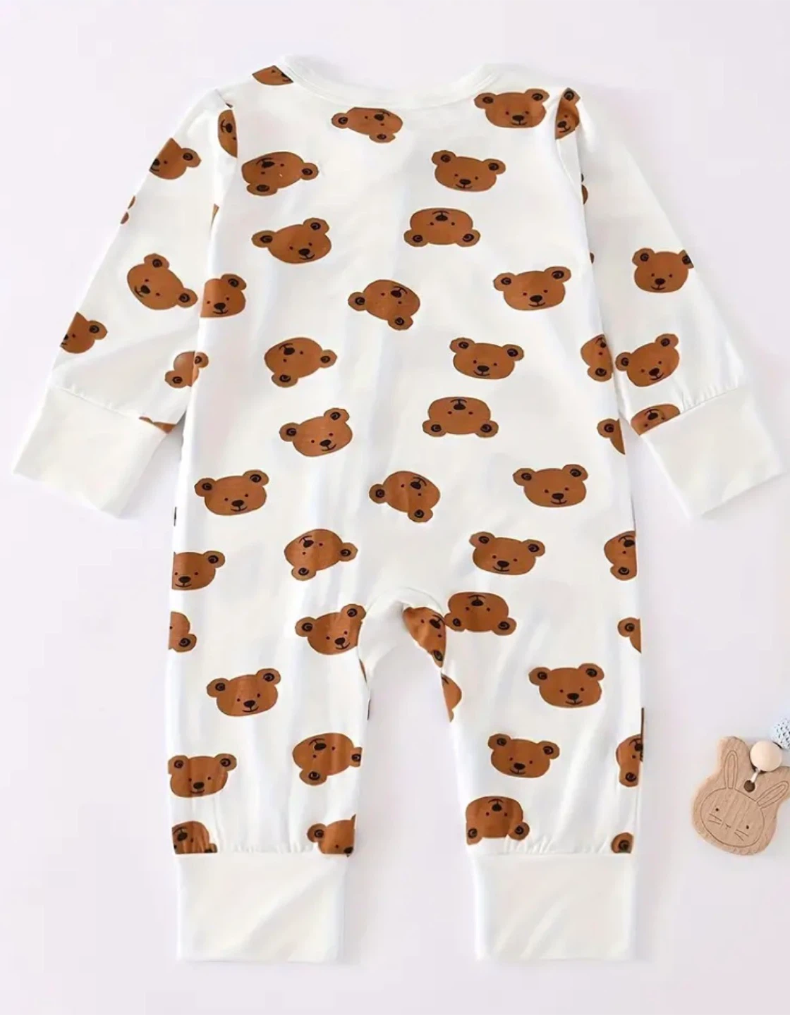 Romper/ Onesie - 1-3M - Bear Print - photo 2