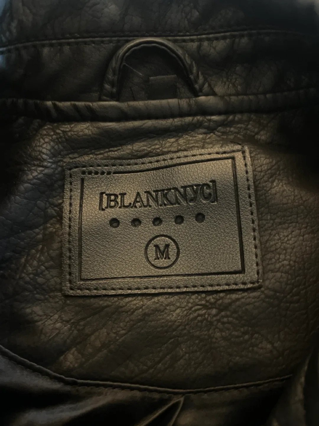 NEW!!!! 🤩[Blank NYC] Black Leather Jacket - Size M image indicator(2)