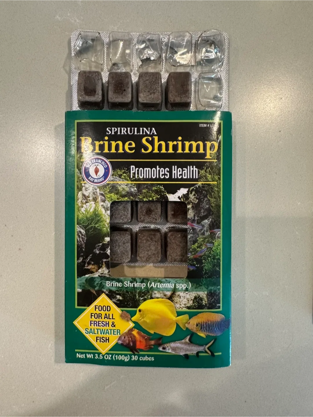 🧡Frozen brine shrimp - Tropical fish food image indicator(2)