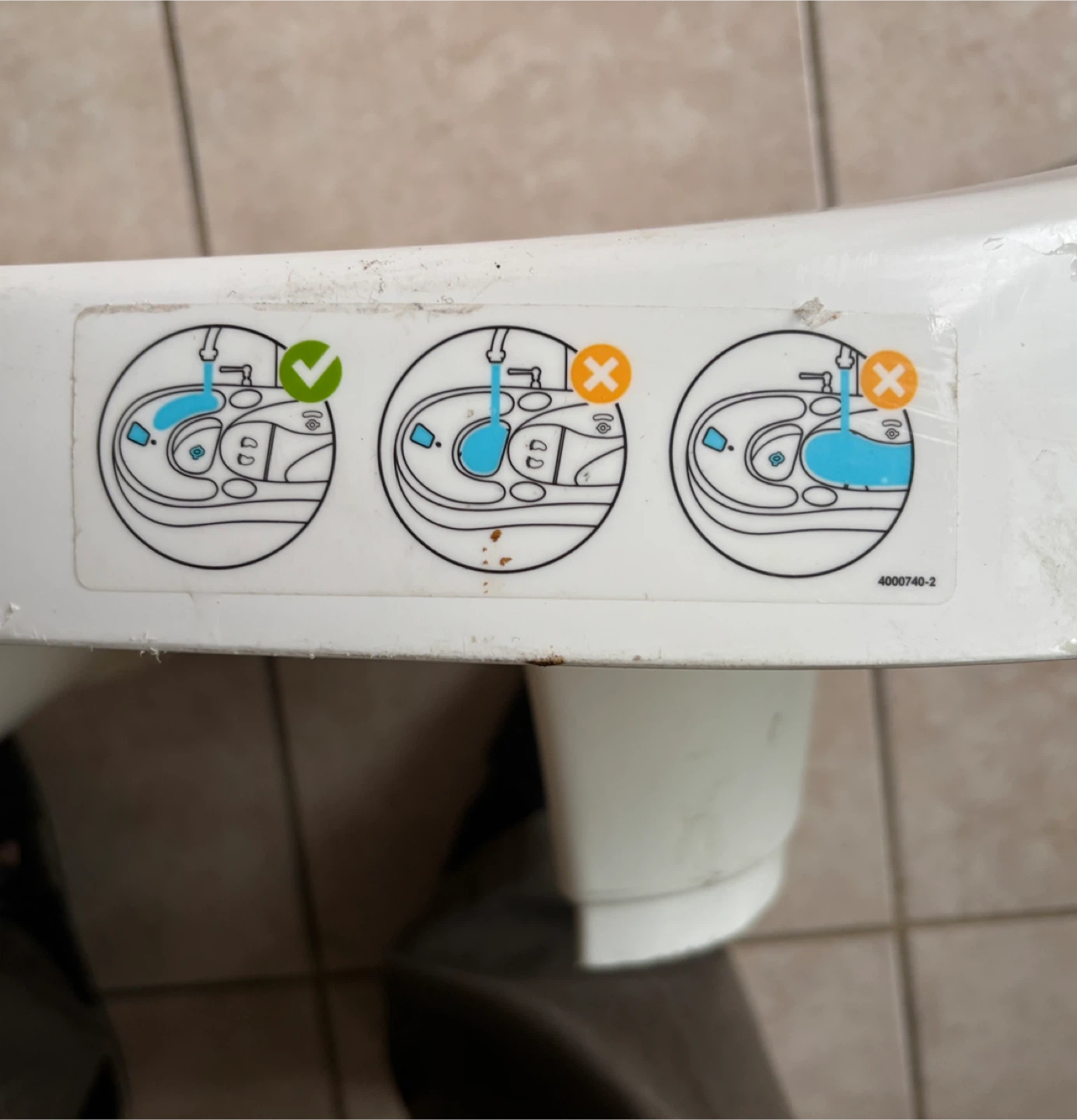 4moms Infant Tub with Digital Thermometer - White/Blue ❤️ - photo 4