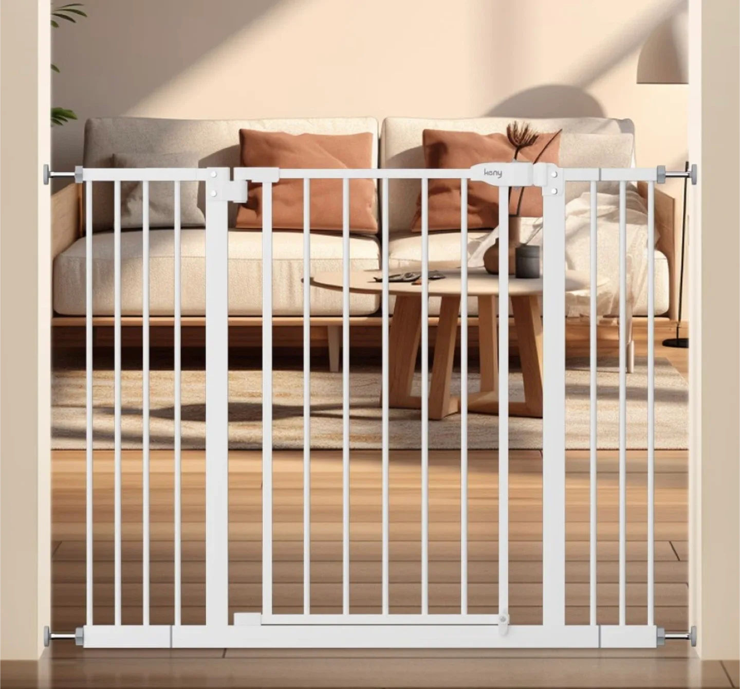 LENKY White Baby/Pet Gate (Fits 29"-42.5") image indicator(2)