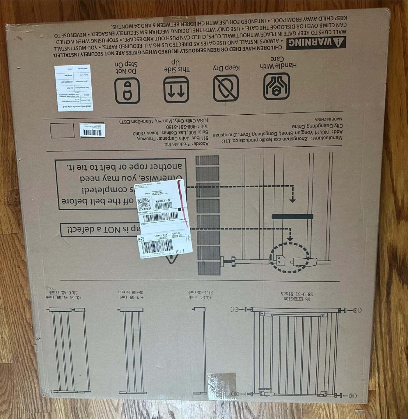 LENKY White Baby/Pet Gate (Fits 29"-42.5") image indicator(8)