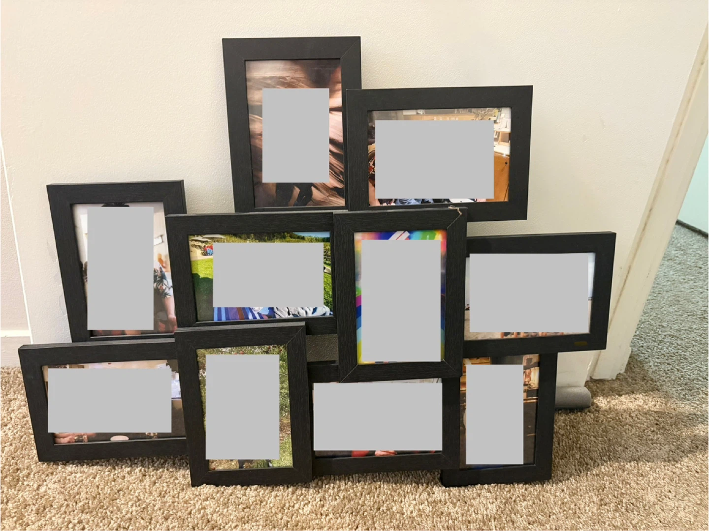 Black Picture Frame Collage