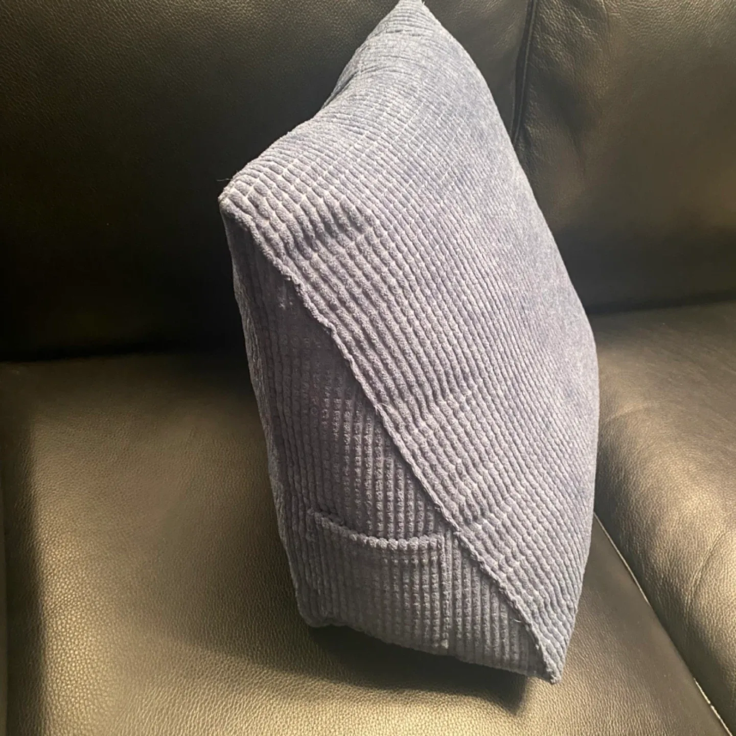Blue Wedge Pillow with Pocket 🧡 image indicator(5)