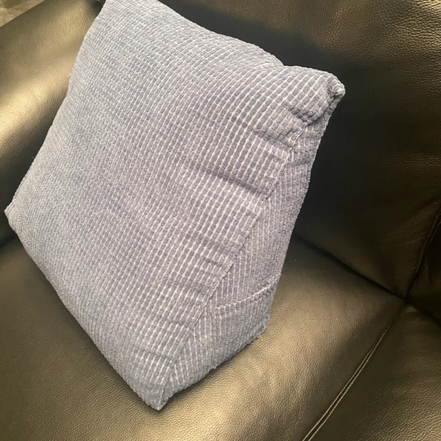 Blue Wedge Pillow with Pocket 🧡 image indicator(7)