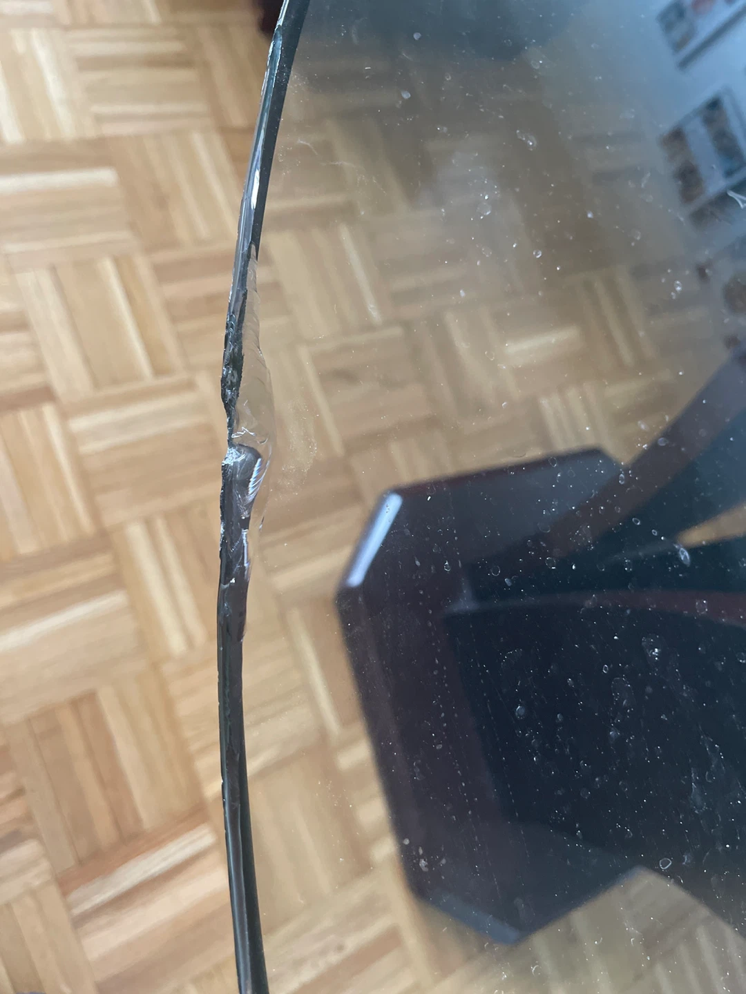 Glass Top Round Dining Table - photo 3