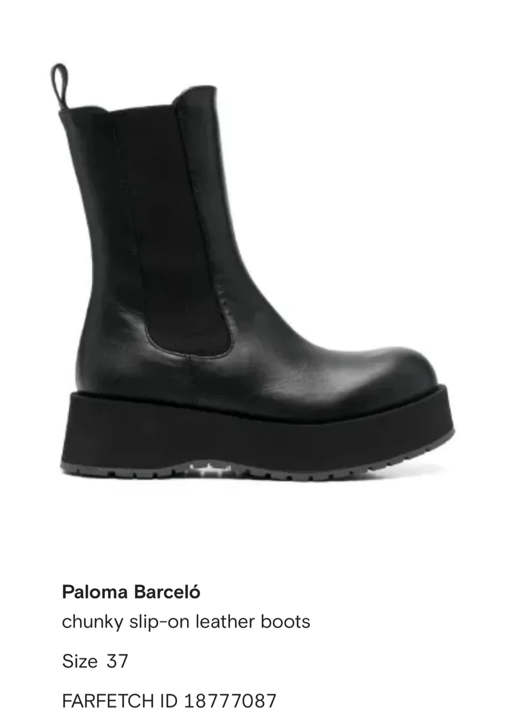 Paloma Barceló Black ‘Aster’ Boots