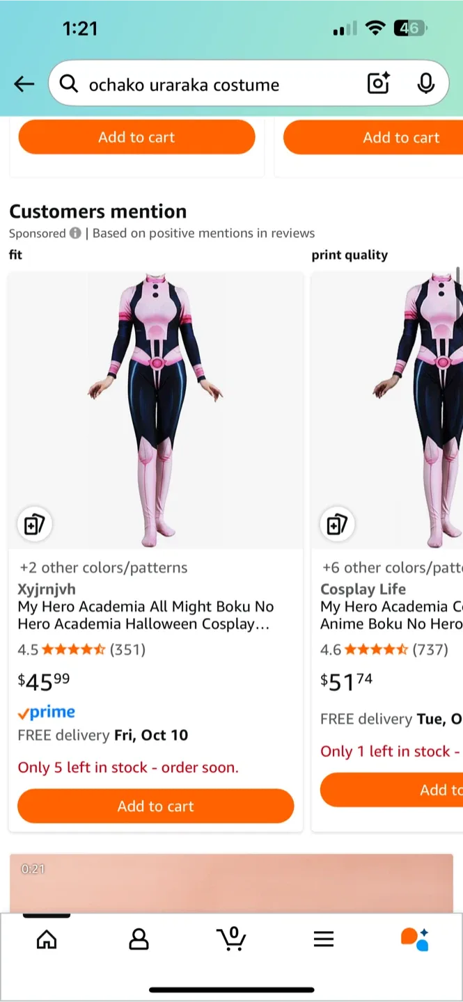 Ochako Uraraka My Hero Academy Costume image indicator(4)